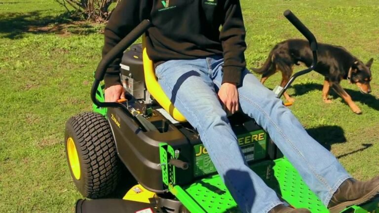 John Deere Z335E Zero Turn Lawn Mower Review