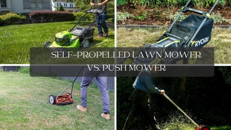 Self-Propelled Lawn Mower vs. Push Mower