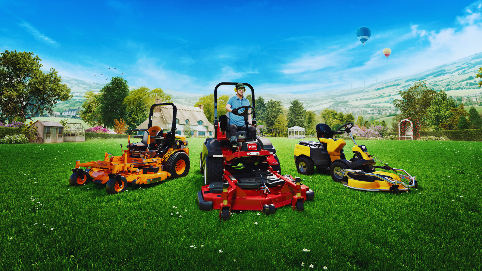 how to pick the lawn mower