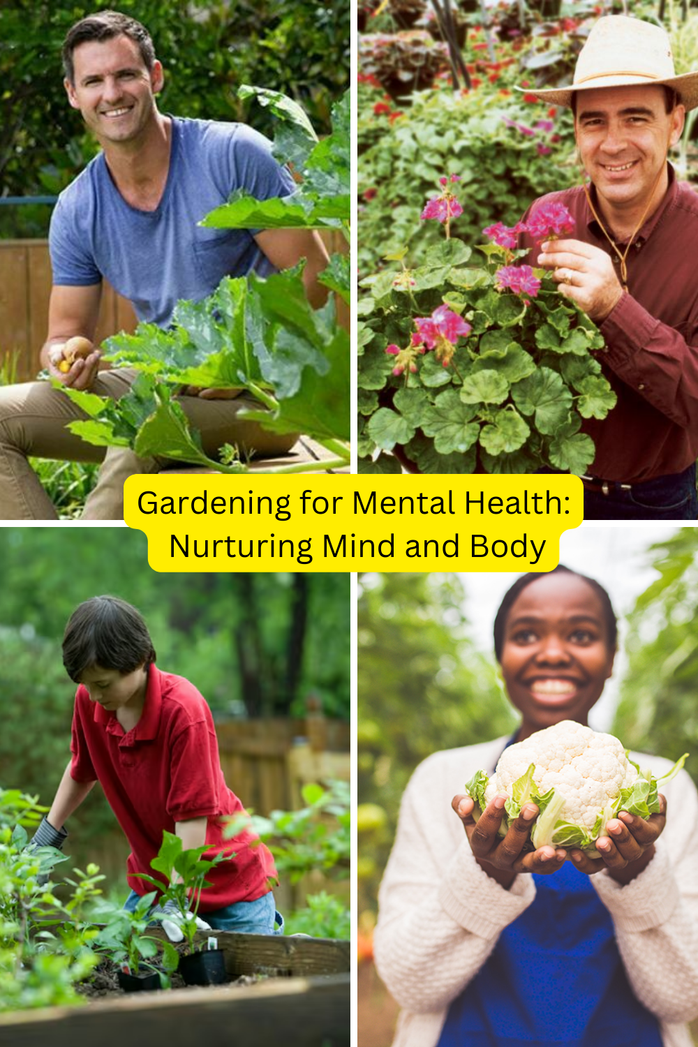 Gardening for Mental Health: Nurturing Mind and Body