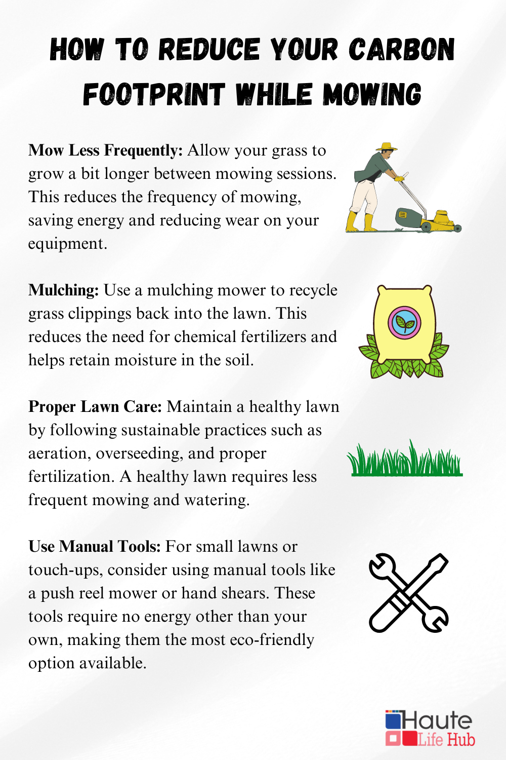 How to Reduce Your Carbon Footprint While Mowing