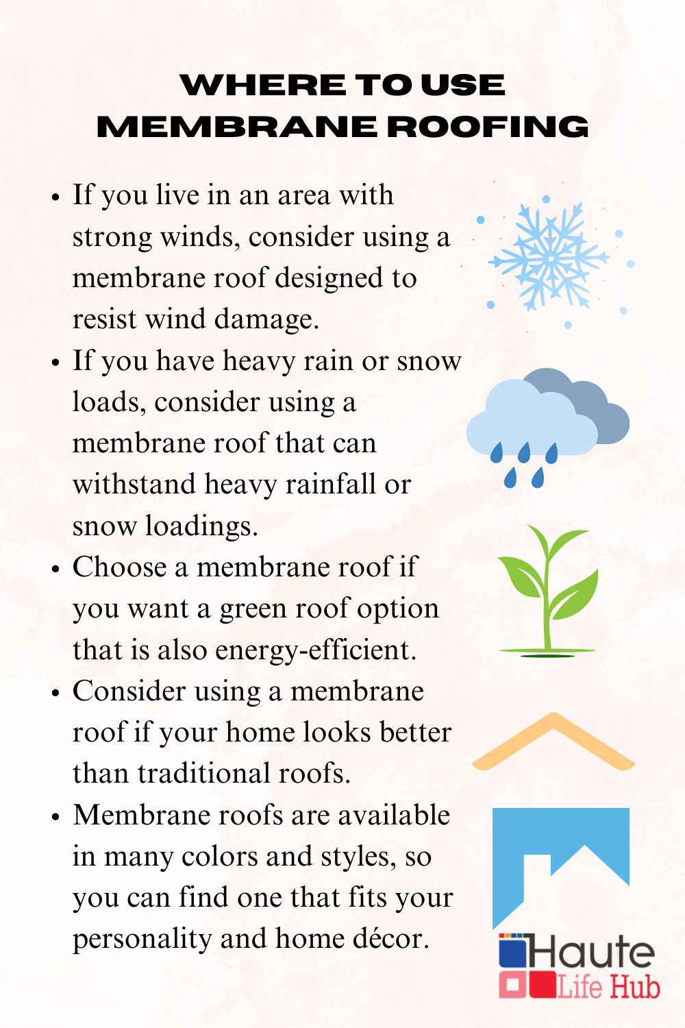 Where to Use Membrane Roofing