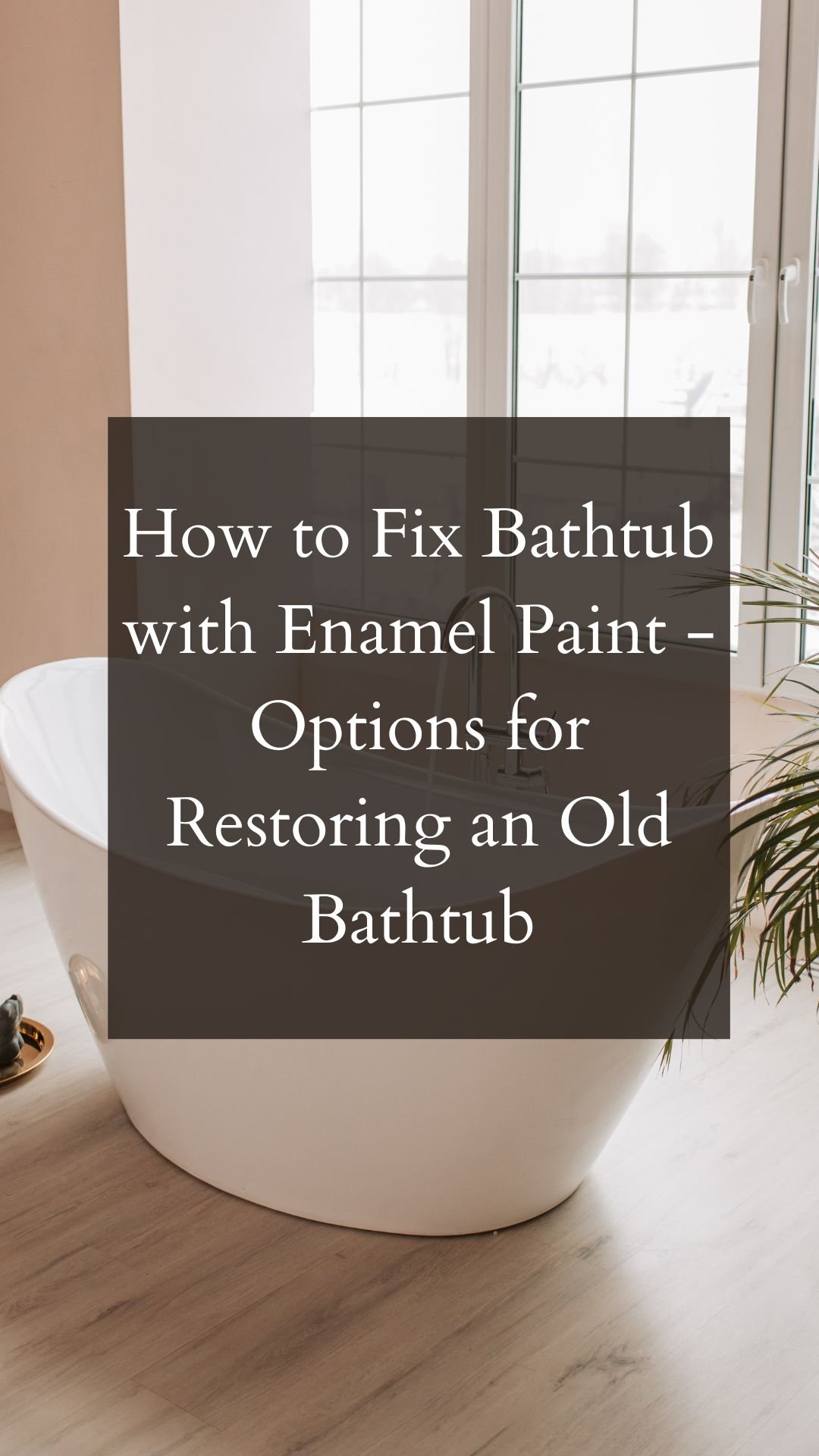 How to Fix Bathtub with Enamel Paint