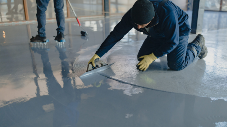 Steps to paint the concrete floors